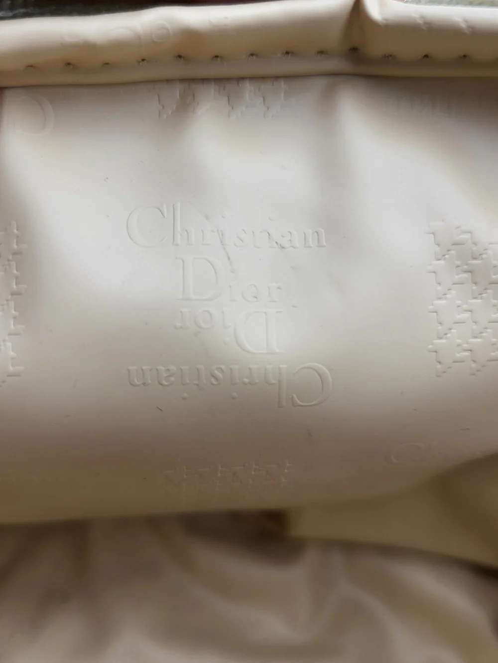 Christian Dior Vintage Floral Tapestry Cosmetic Pouch. Authentic..